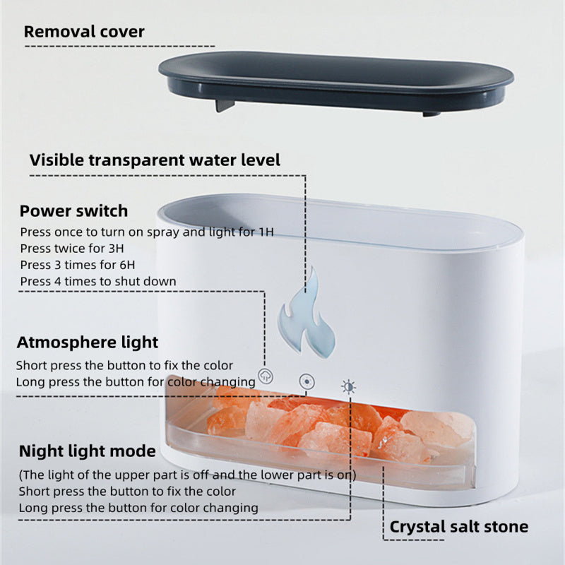Aromatherapy Flame Humidifier