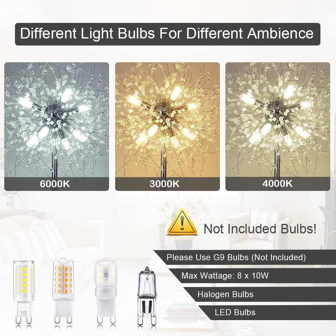 Crystal Floor Lamp