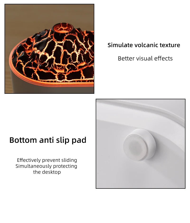 Crystal Ball Volcano Humidifier